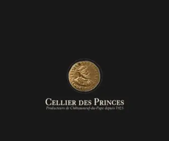 Cellierdesprinces.fr(Producteurs de Ch) Screenshot