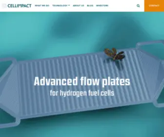 Cellimpact.com(Hydrogen flow plates) Screenshot