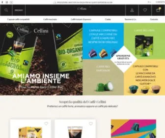 Cellini-Shop.com(Caffè in capsule compatibili e cialde) Screenshot