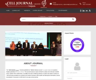 Celljournal.org(The “Cell Journal (Yakhteh)) Screenshot