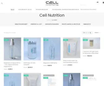 Cellnutrition.de(Cell Nutrition) Screenshot