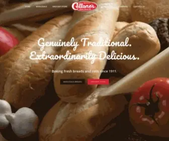 Cellones.com(Fresh Italian Bread Bakery in Pittsburgh) Screenshot