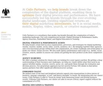 Cellopartners.com(Cello Partners Inc) Screenshot