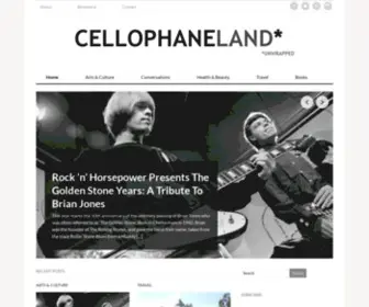Cellophaneland.com(CELLOPHANELAND* is an online magazine) Screenshot
