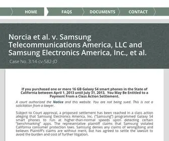 Cellphonebenchmarksettlement.com(Norcia et al) Screenshot