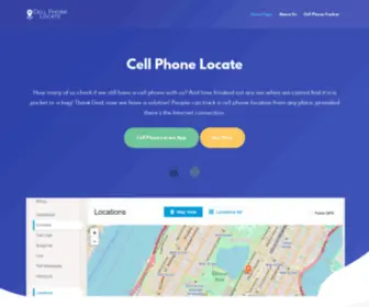 Cellphonelocate.net(Track A Cell Phone Location Without Them Knowing) Screenshot