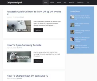Cellphonesignal.com(Signal Source For Cell Phone) Screenshot
