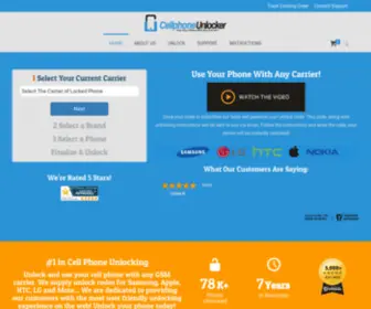 Cellphoneunlocker.com(Unlock Your Cell Phone Online) Screenshot