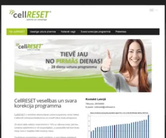 Cellreset.lv(Veselības) Screenshot
