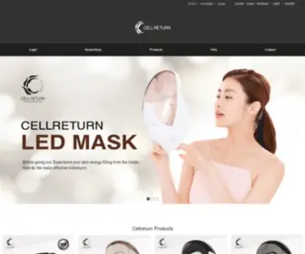 Cellreturn.com(셀리턴 공식몰) Screenshot