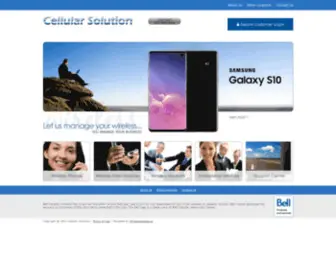 Cellsolution.ca(Cellular Solution) Screenshot