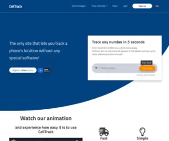 Celltrack.lat(Find your mobile phone) Screenshot