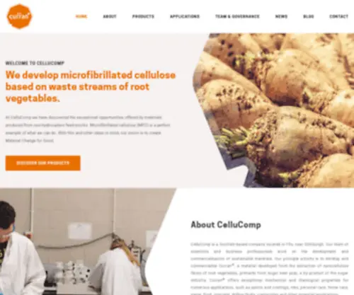 Cellucomp.com(Sustainable plant) Screenshot