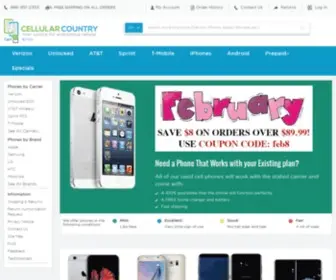 Cellularcountry.com(Cellular Country) Screenshot