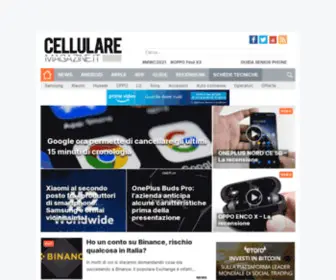 Cellularemagazine.it(Versione digitale della rivista Cellulare Magazine) Screenshot