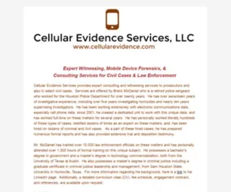 Cellularevidence.com(Cellular Evidence Services) Screenshot