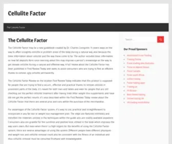 Cellulitefactor.net(The Cellulite Factor may be a new guidebook created by Dr) Screenshot