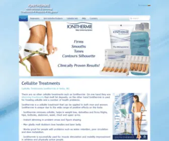 Cellulitetreatmentss.com(Cellulite Treatments Ionithermie) Screenshot