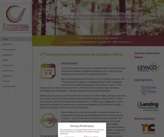 Cellulose-Fibres.eu(Cellulose Fibres Conference) Screenshot