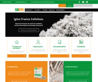 Cellulose-Igloo.com(Igloo France Cellulose) Screenshot