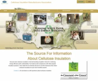 Cellulose.org(Cellulose Insulation Manufacturers Association) Screenshot