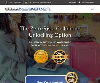 Cellunlocker.net(Phone Unlocking Service & Unlock Codes) Screenshot