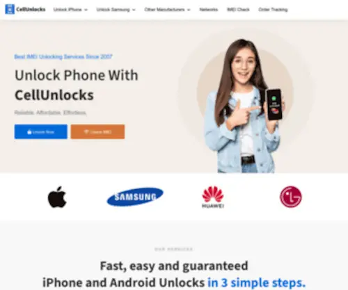 Cellunlocks.com(Unlock Phone) Screenshot