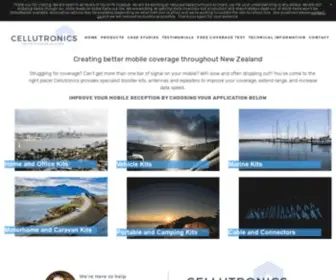 Cellutronics.co.nz(Mobile phone antennas) Screenshot