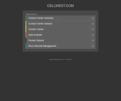 Cellwest.com(Cellwest) Screenshot