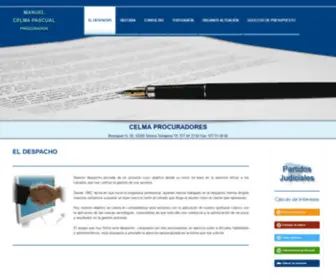 Celmaprocurador.com(CELMA PROCURADORS) Screenshot