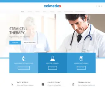 Celmedex.com(Patient Relationship Manager for Private Medical Practice) Screenshot