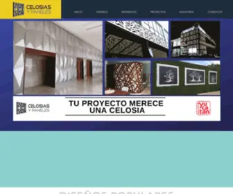 Celosiasypaneles.com(Celosias y Paneles) Screenshot