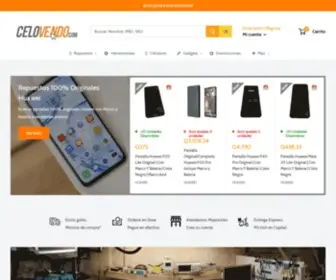 Celovendo.com(Repuestos para celulares en Guatemala) Screenshot