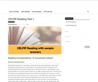 Celpip.online(CELPIP Online) Screenshot