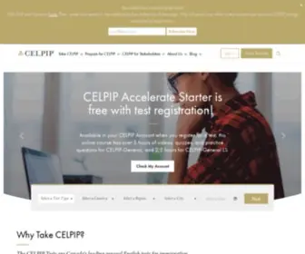 Celpiptest.ca(CELPIP) Screenshot