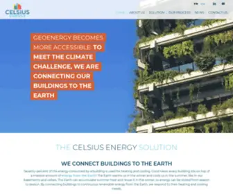 Celsiusenergy.com(La géoénergie au service de l'efficacité énergétique des bâtiments) Screenshot