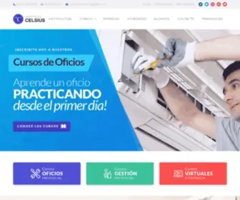 Celsiusinstituto.com.ar(Instituto de Cursos de Oficios Presenciales y Online) Screenshot