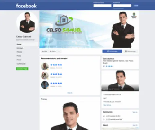 Celsosamuel.com.br(Imóveis em Santos) Screenshot