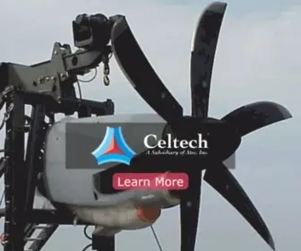 Celtech.com(Jet and Turboprop Mobile Engine Test Stands) Screenshot