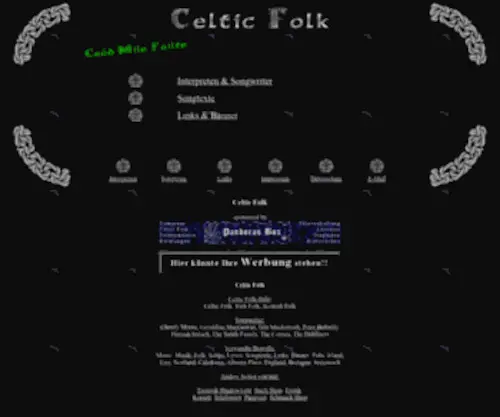 Celtic-Folk.de(Celtic Folk) Screenshot