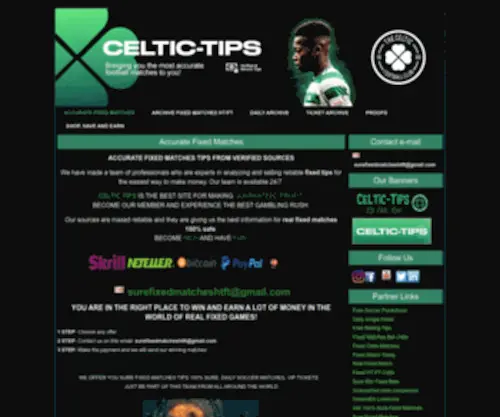 Celtic-Tips.com Screenshot