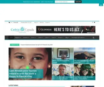 Celticcanada.com(Celtic Canada) Screenshot