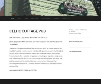 Celticcottagepubnj.com(Celtic Cottage Pub & Patio Bar) Screenshot