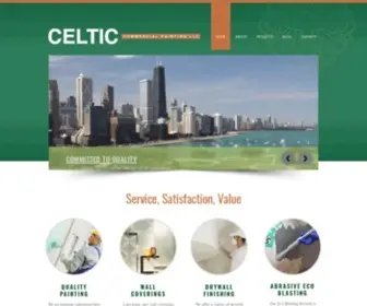 Celticcp.com(Celtic Commercial Painting Commercial Painting Contractors) Screenshot