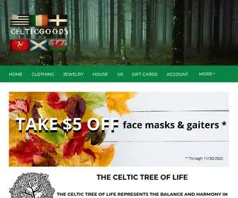 CelticGoods.com(A variety of goods celebrating the Celtic culture and various nations. Our mission) Screenshot