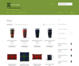 Celtickiosk.com(Unique Celtic Apparel & Accessories) Screenshot