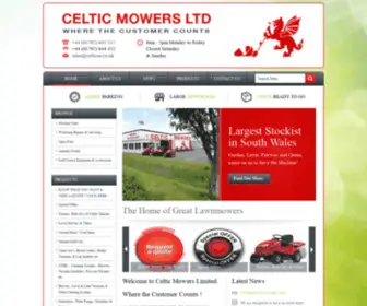 Celticmowers.com(Celtic Mowers Swansea) Screenshot