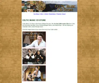Celticmusic.org(Celtic Music CDs Store) Screenshot
