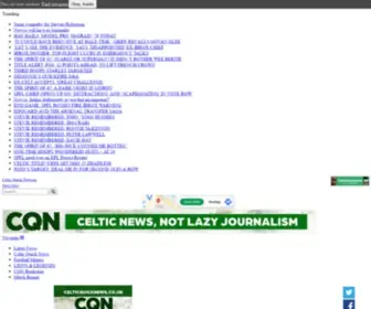 Celticquicknews.co.uk(CQN (Celtic Quick News)) Screenshot