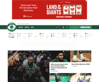 Celticsblog.com(A Boston Celtics community) Screenshot